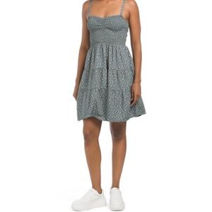 Madewell Tucker Tie Strap Mini Dress Size S